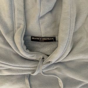Brandy Melville Tops - Light blue cropped hoodie Brandy Melville Tops - Light blue cropped hoodie